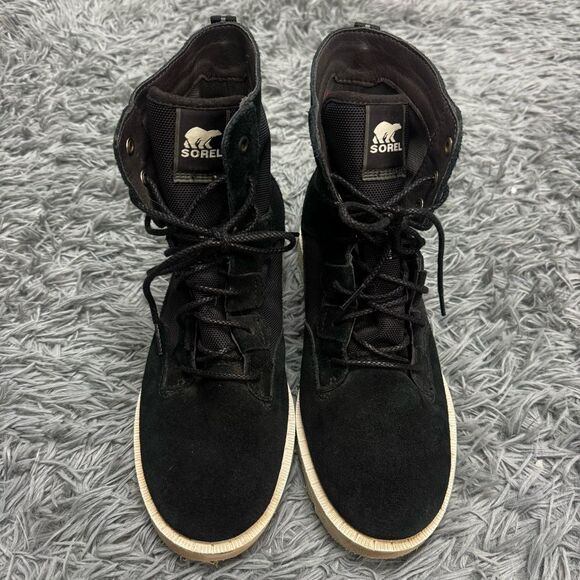 Sorel Caribou Waterproof Black Winter Boots Size 9 - Picture 1 of 10